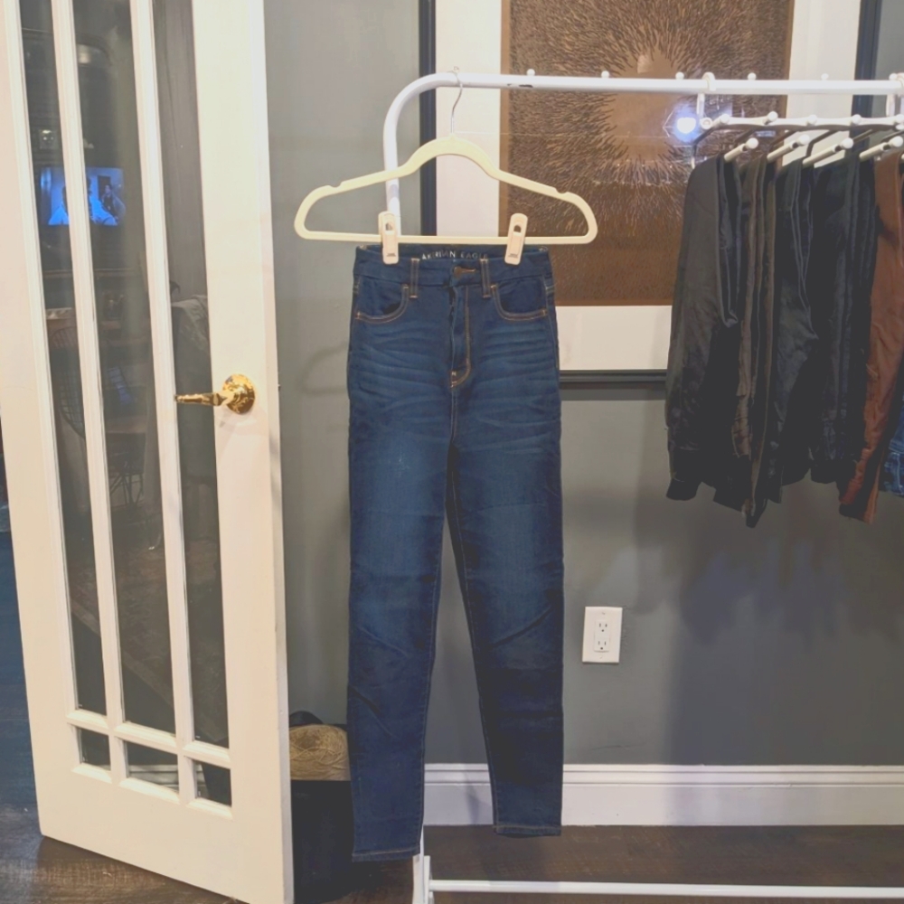 American Eagle 00US short dark denim blue